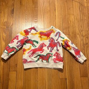 Stella McCartney Kids Colorful Horse Print Sweatshirt